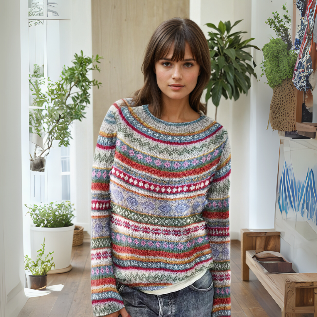 Manonin | Pull Rayé Décontracté & Confortable 