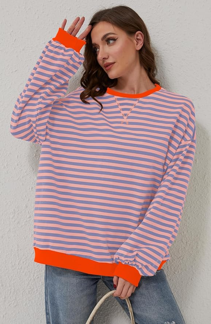 Salvatore™ | Striped Oversized Knit Sweater