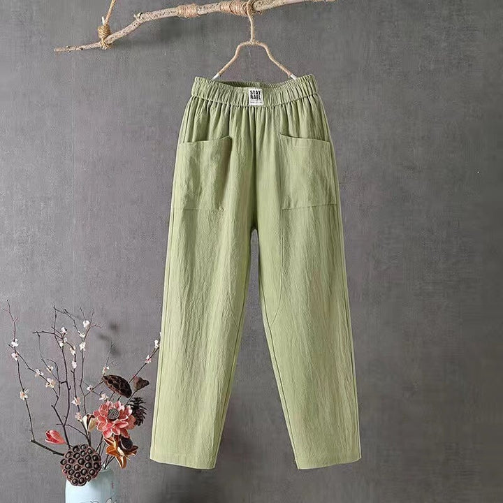 Pantalons rafraîchissants en coton et lin Akani 