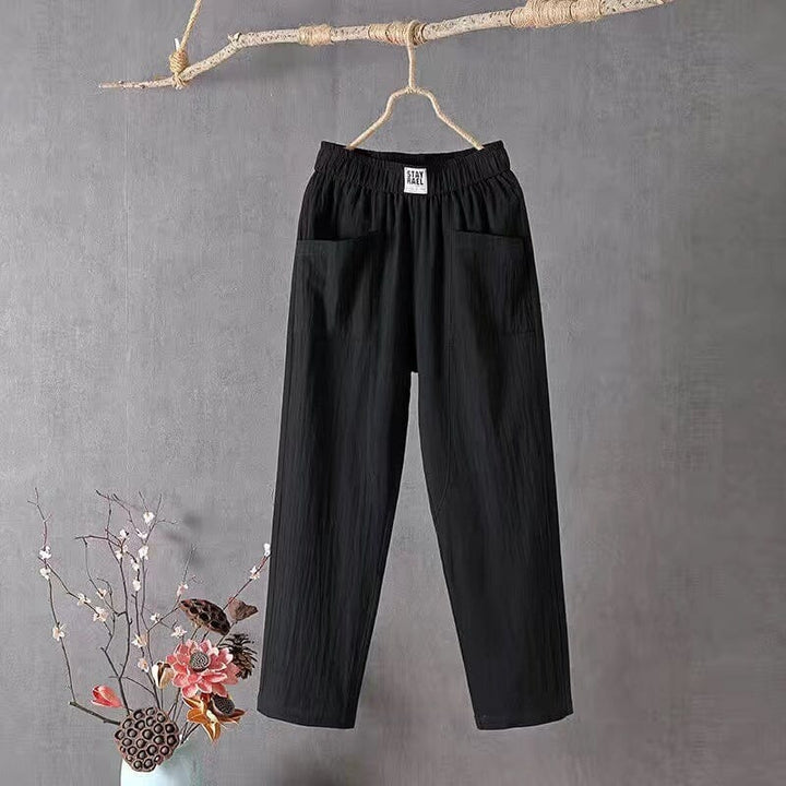 Pantalons rafraîchissants en coton et lin Akani 