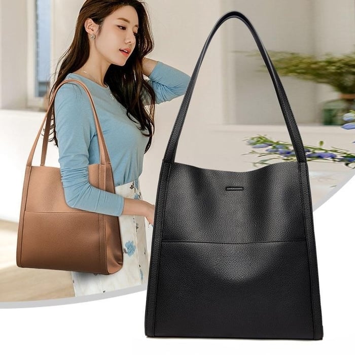 Seraphina™ | Sac à bandoulière en cuir uni élégant 