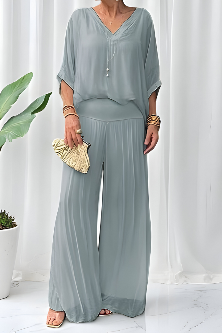 Hennie™ | Combinaison élégante avec jambes larges 