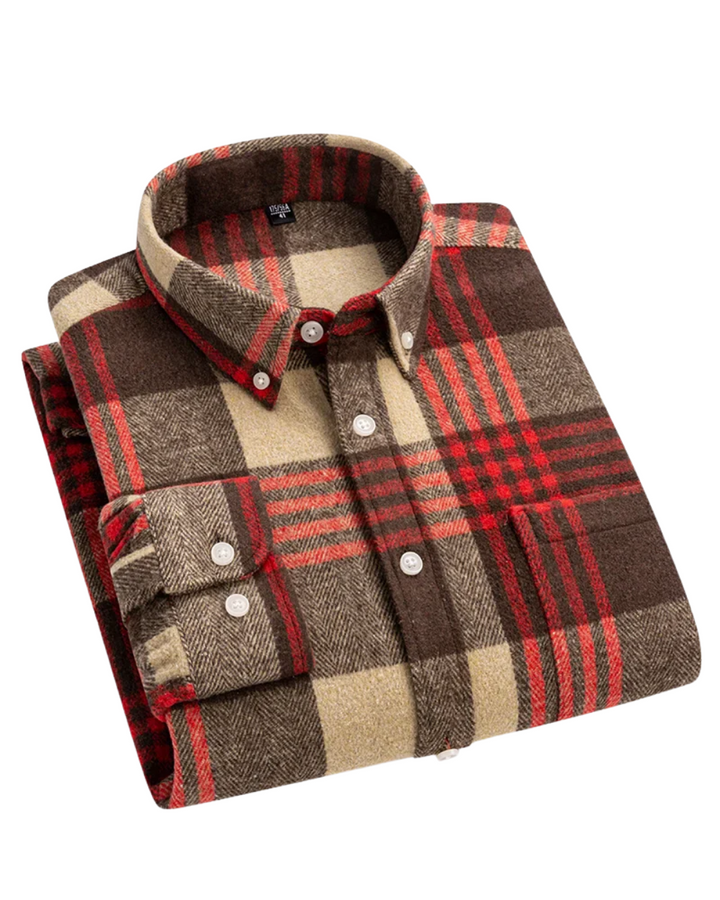 Givalli - Chemise en coton à carreaux 