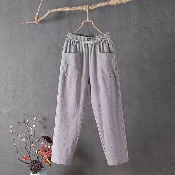 Pantalons rafraîchissants en coton et lin Akani 