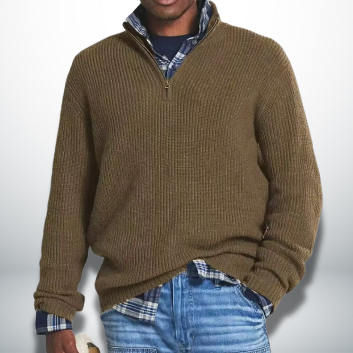 Caleb - Pull Chaud Classique 