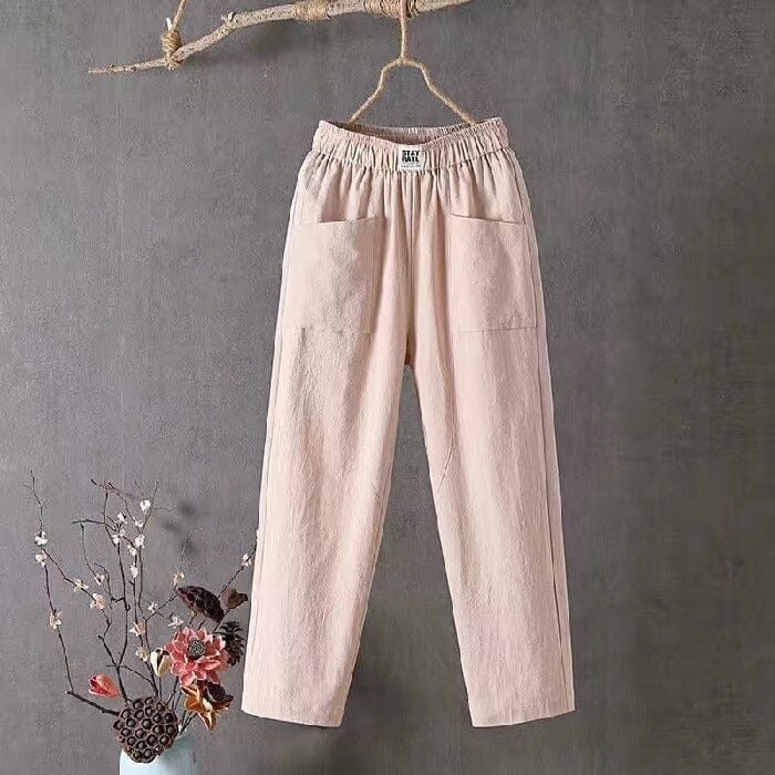 Pantalons rafraîchissants en coton et lin Akani 