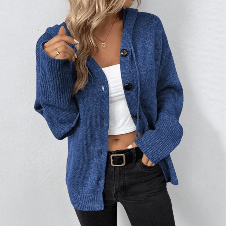Brittan | Cardigan tricoté avec boutons 