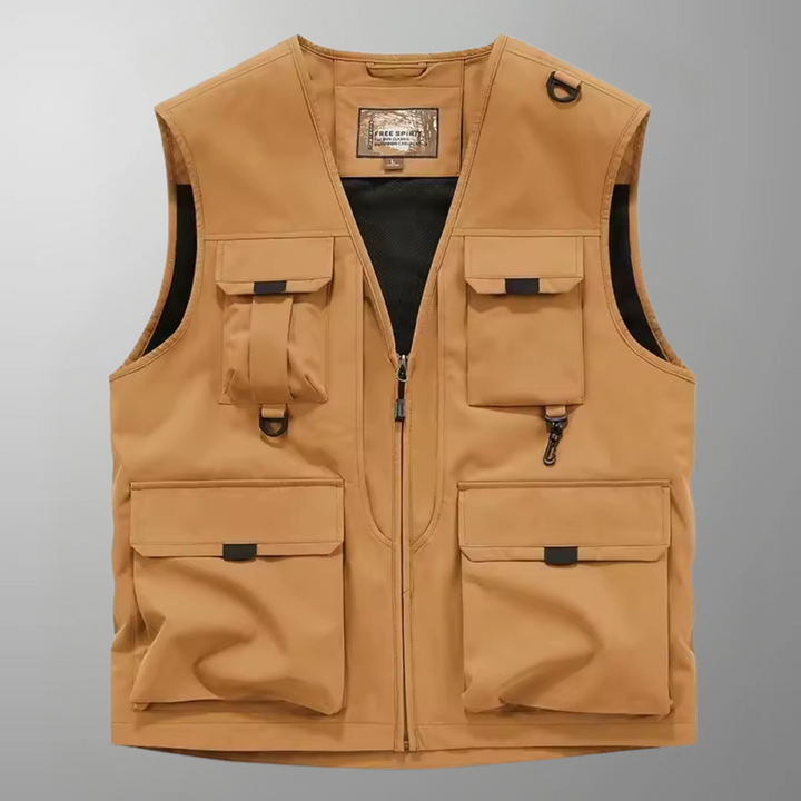Cristiano™ | Breathable Cargo Vest with Multiple Pockets