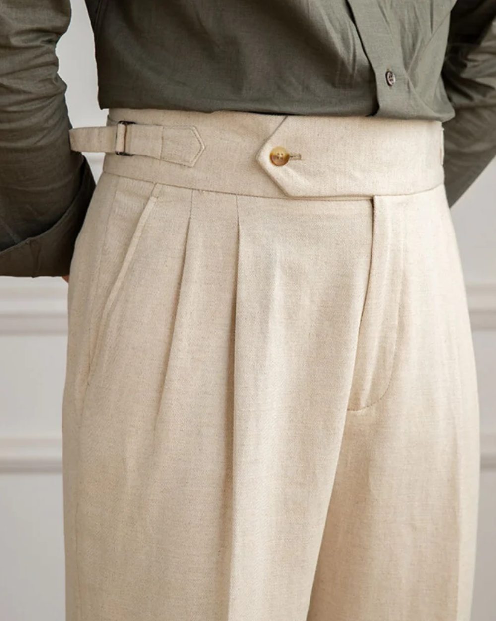 Pantalons en lin de Bali 