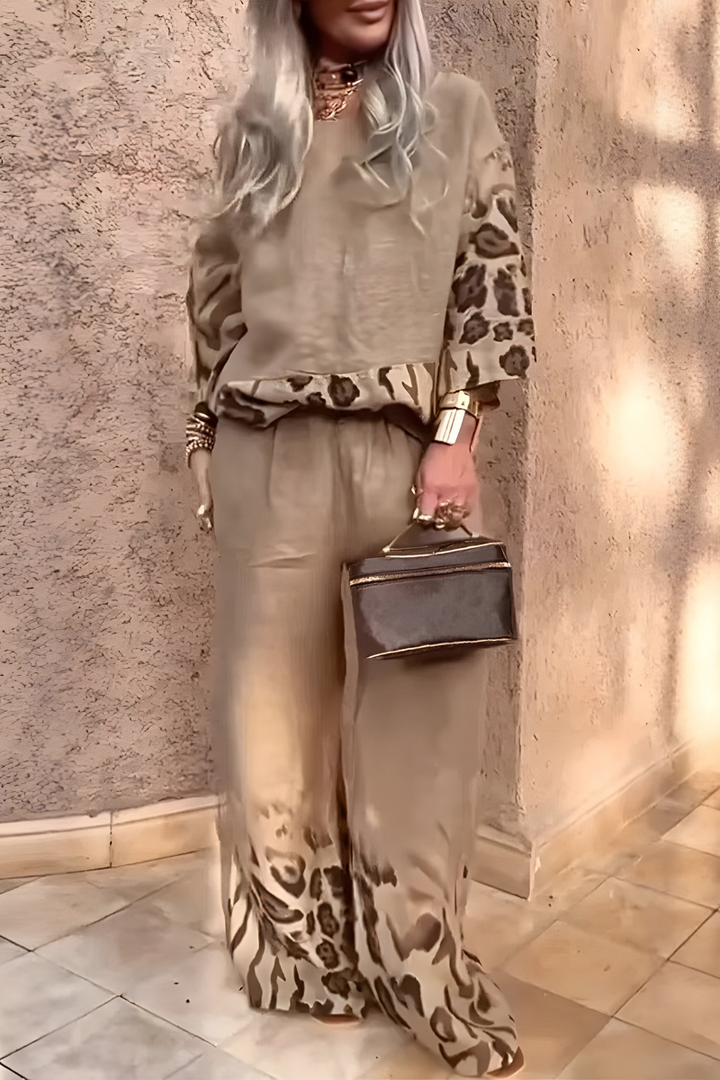 Elin™ | Tenue Chic Léopard 
