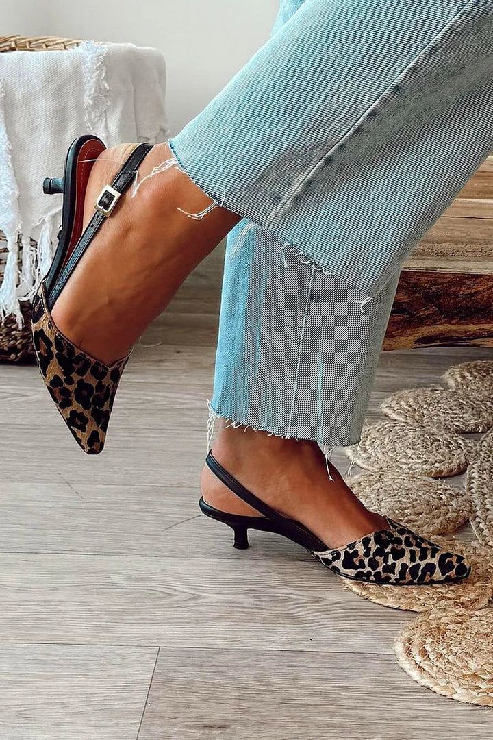Evangeline™ | Luxe Leopard Heels