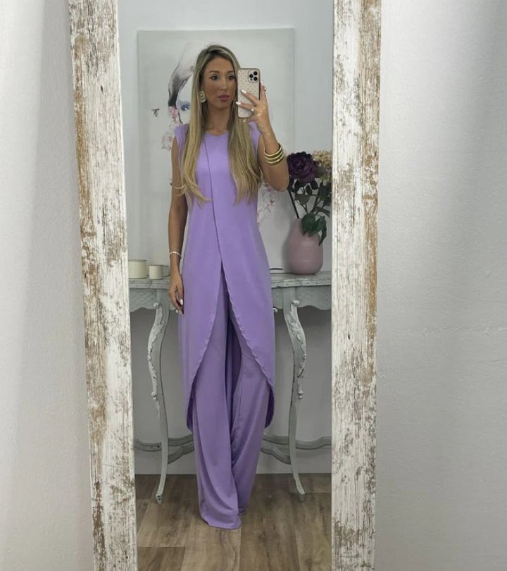 Flavia - Ensemble chic sans manches 