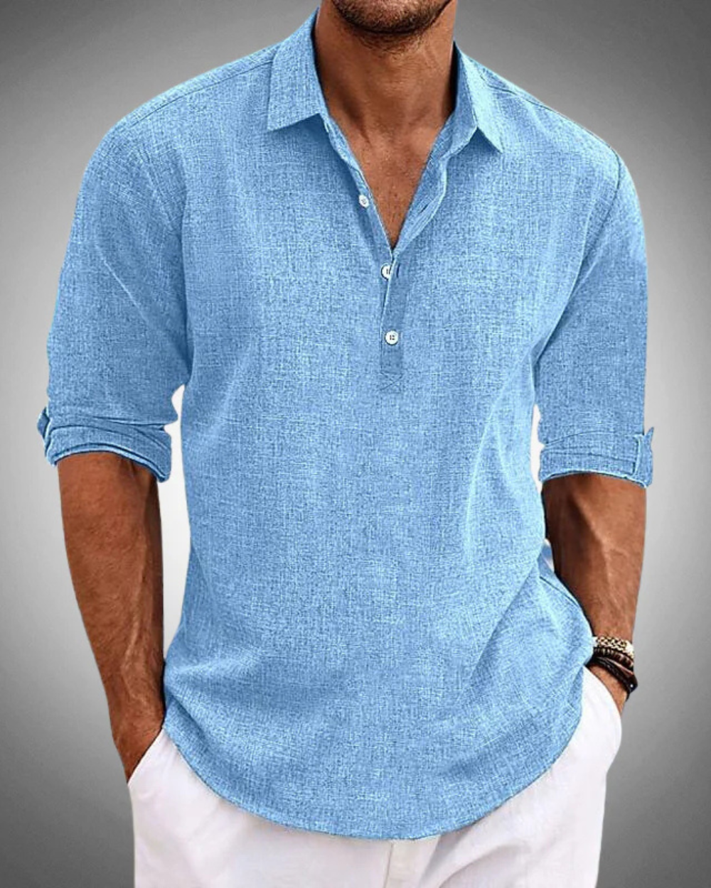 Chemise en coton classique Sabbio 