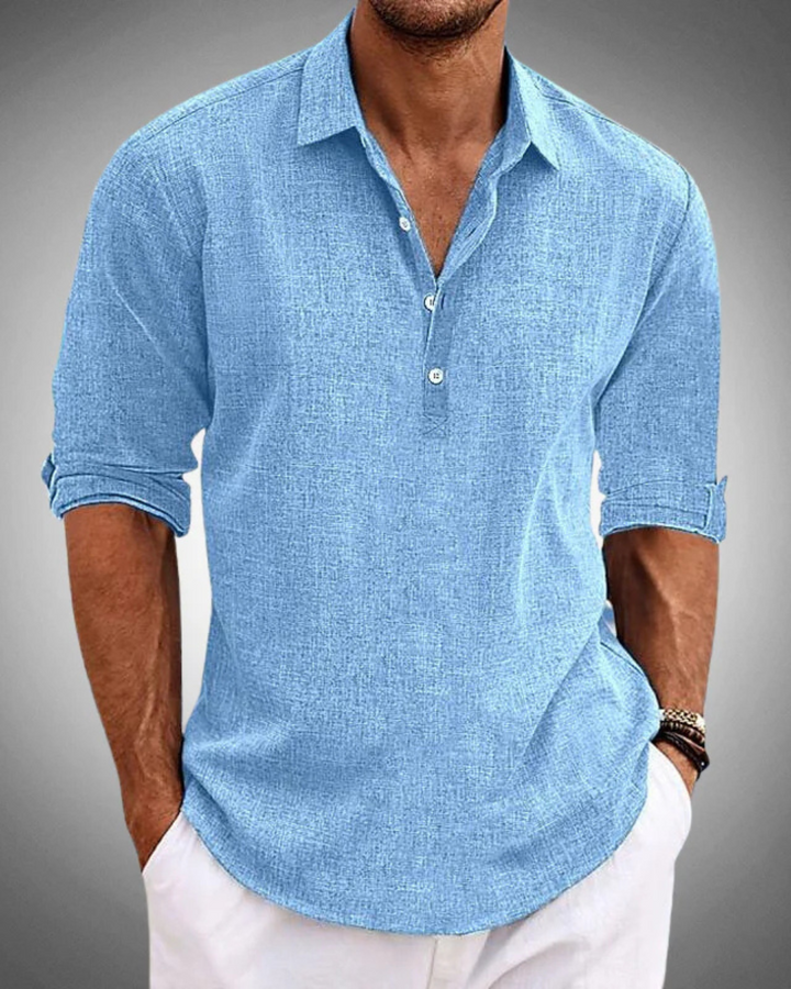 Chemise en coton classique Sabbio 