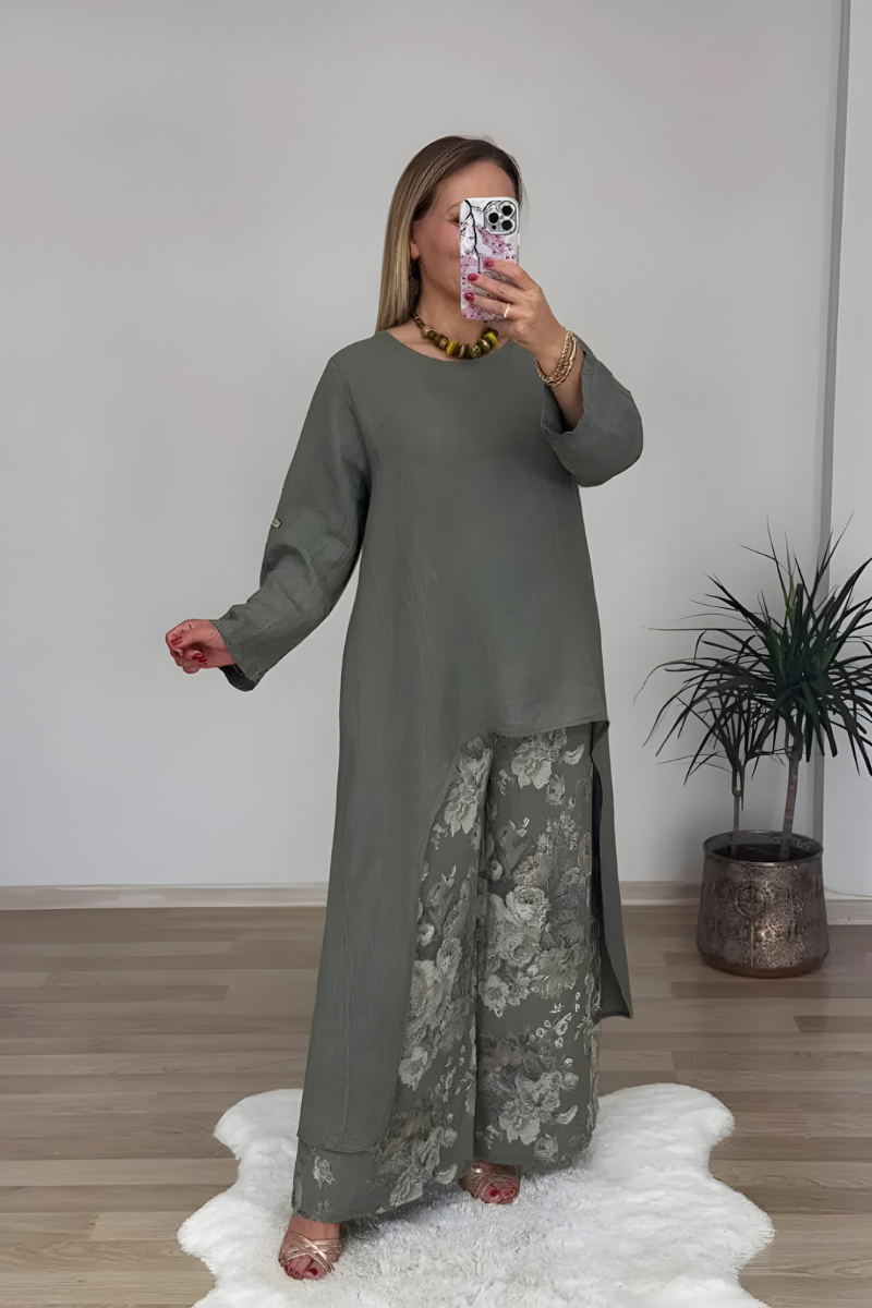 Bente™ | Ensemble en lin décontracté 