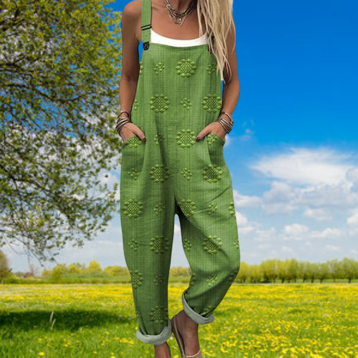 Pauline - Combinaison Vintage Décontractée 