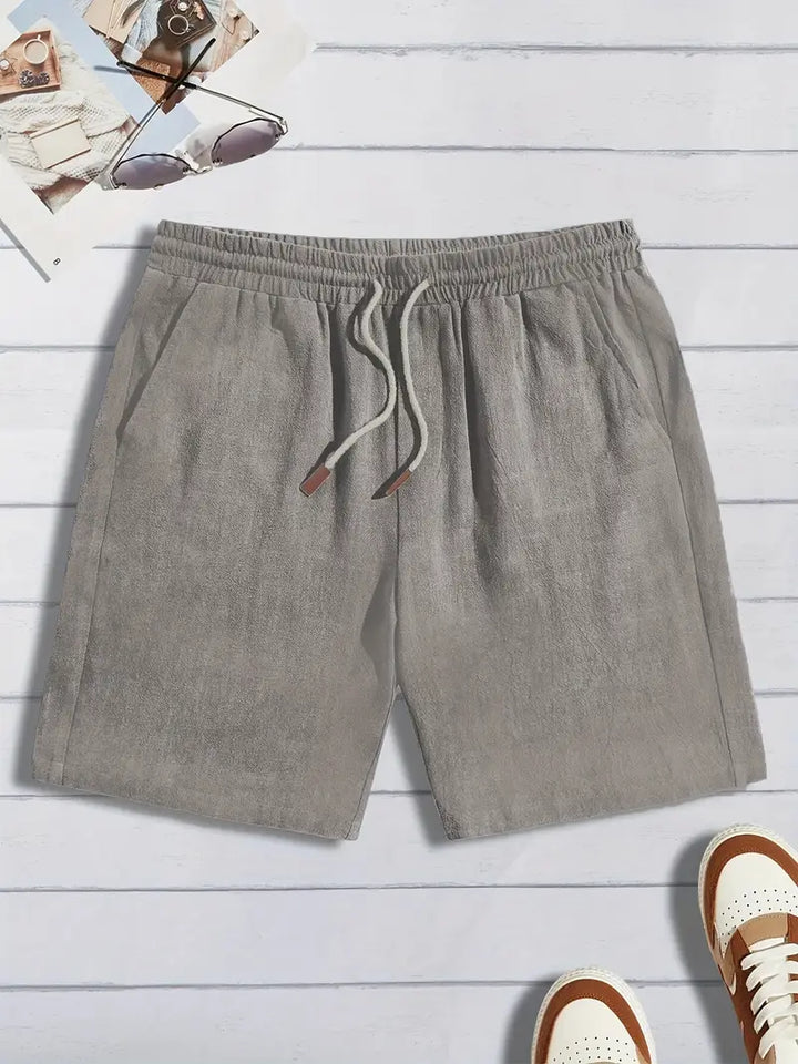 Shorts en lin décontractés 