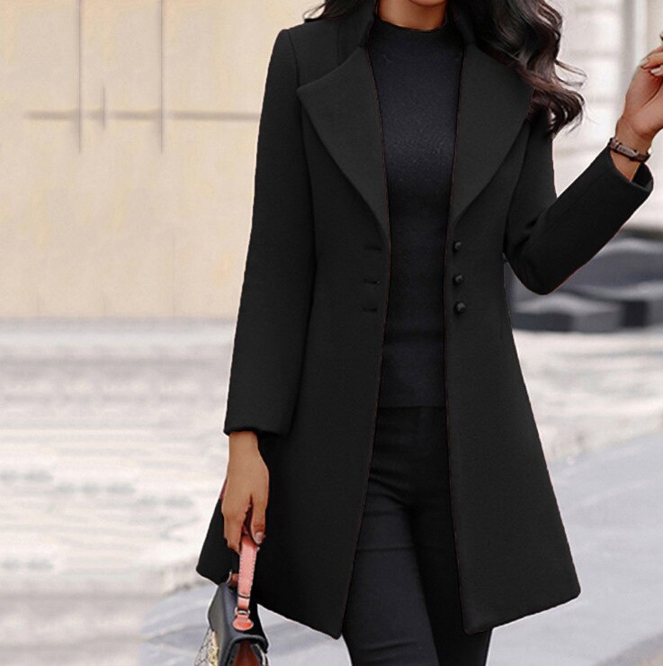 Dante™ | Sophisticated Women's Buttoned Coat