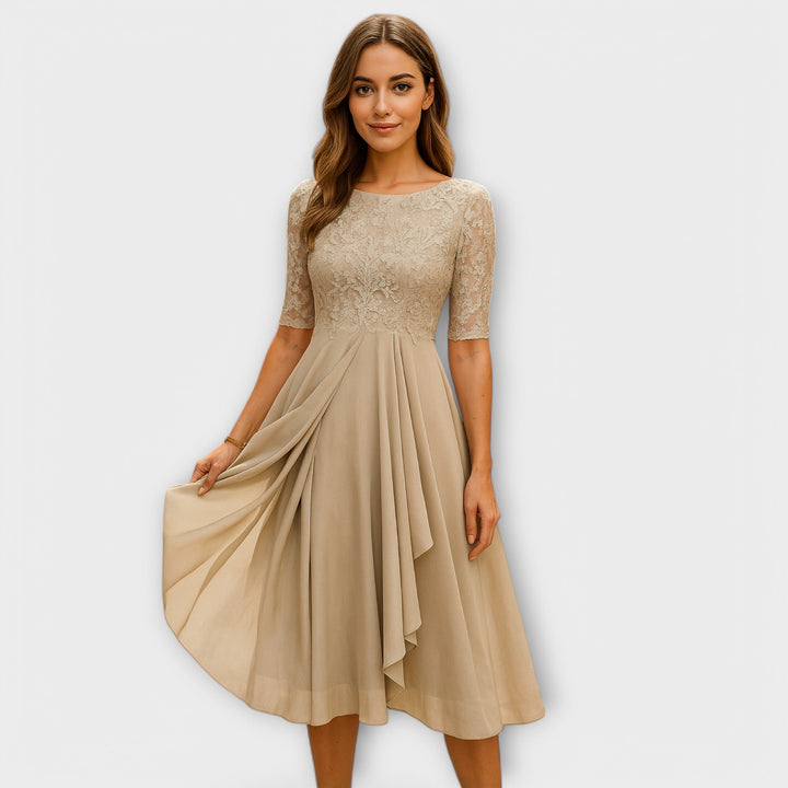 Élodie™ | Robe élégante pour invitée de mariage 
