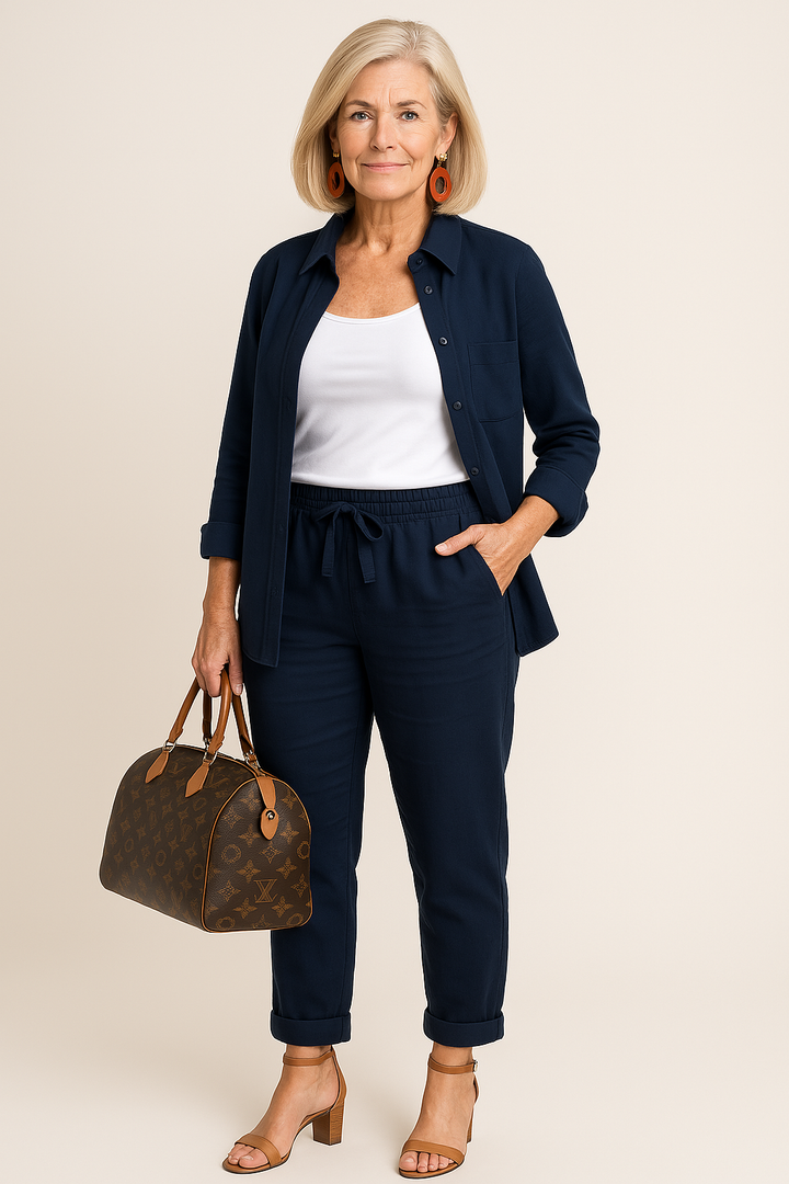 Perriane - Ensemble Chic Décontracté 