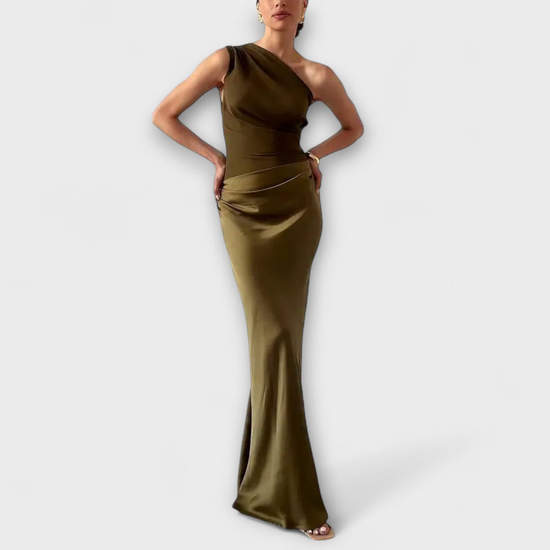 Levana™ | Graceful One-Shoulder Elegance