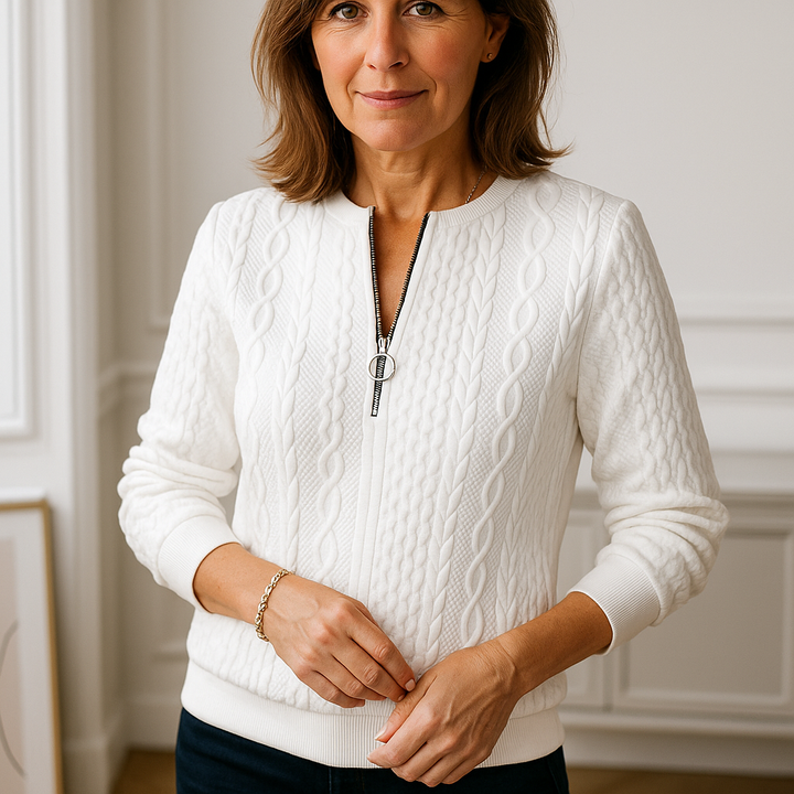 Anastasia™ | Chic Pullover in Refined Knit