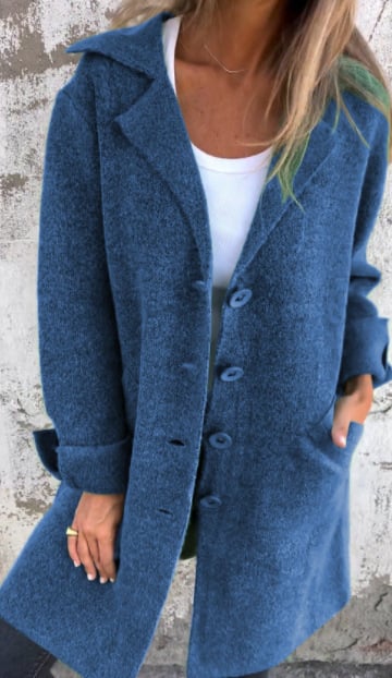 Teni™ | Manteau long décontracté élégant avec poches pratiques 