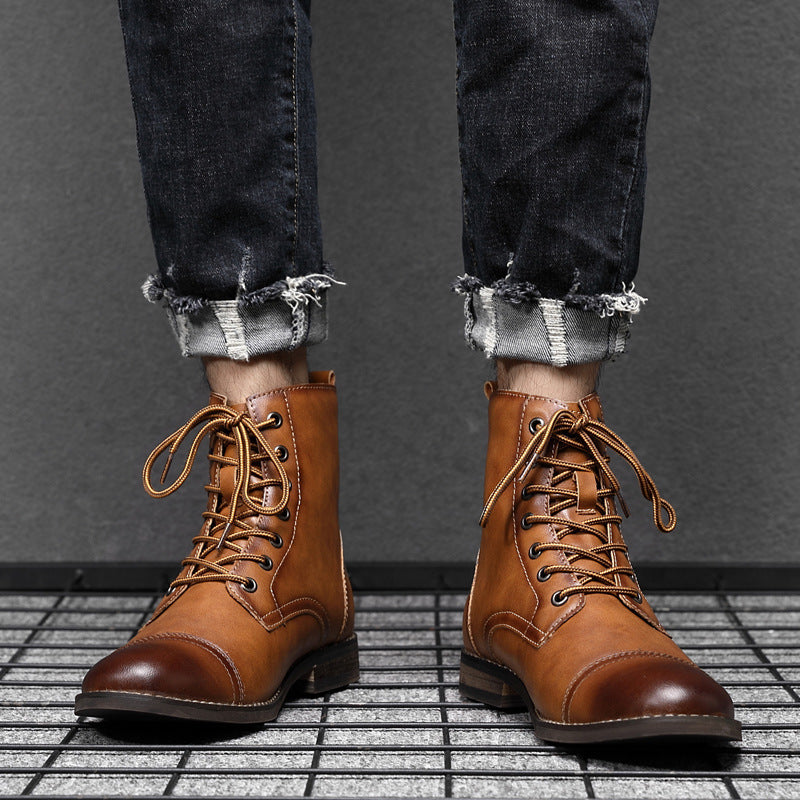 Morgan™ | Elegant Faux Leather Booties