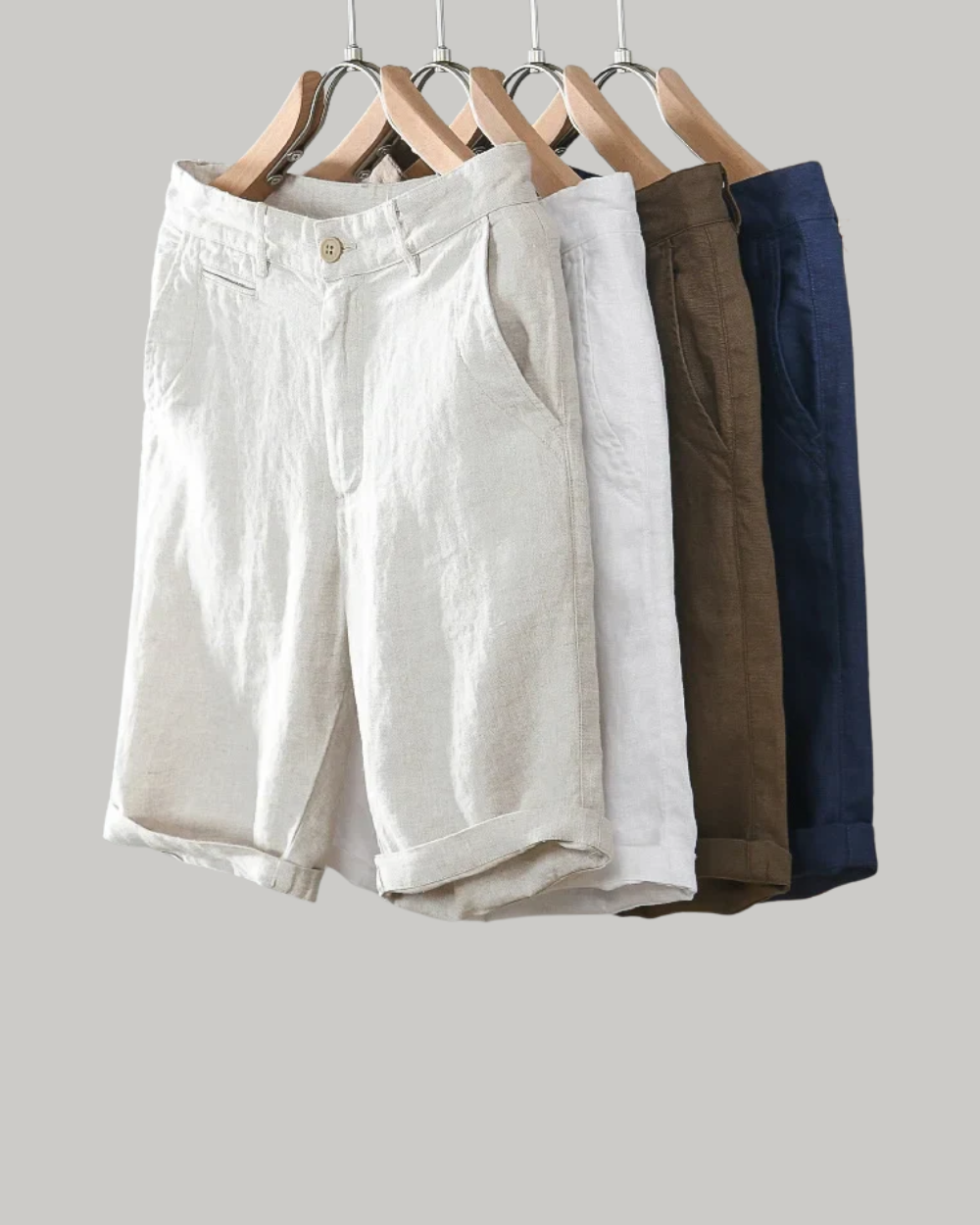 Shorts en lin de Lisbo 