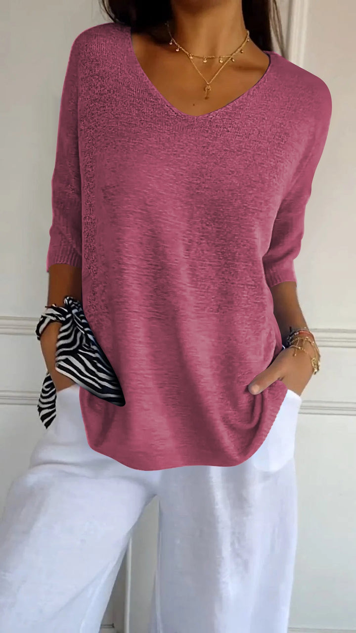 Anna - Haut en tricot chic 