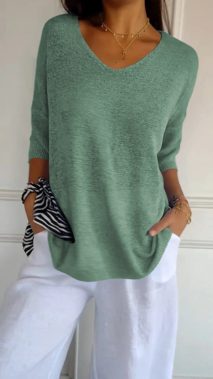 Anna - Haut en tricot chic 
