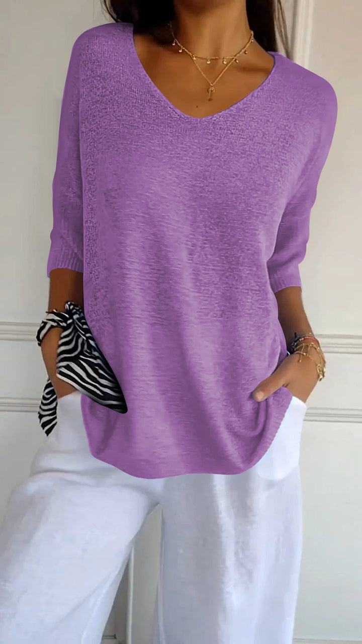 Anna - Haut en tricot chic 