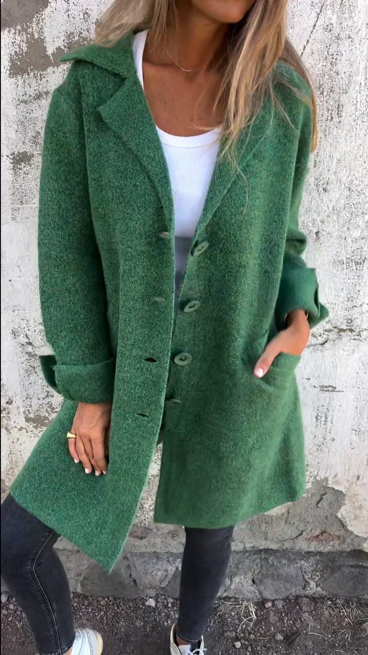 Teni™ | Manteau long décontracté élégant avec poches pratiques 