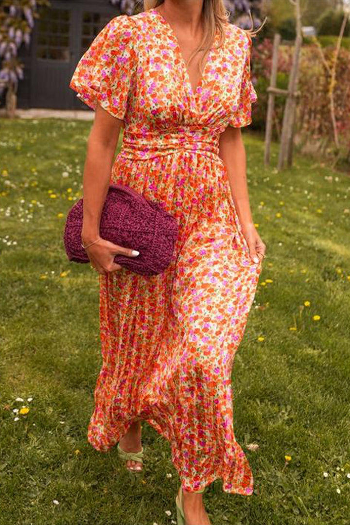 Pauline - Robe Longue Fleurie 