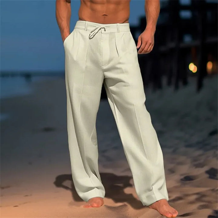 Pantalons en coton élégants 