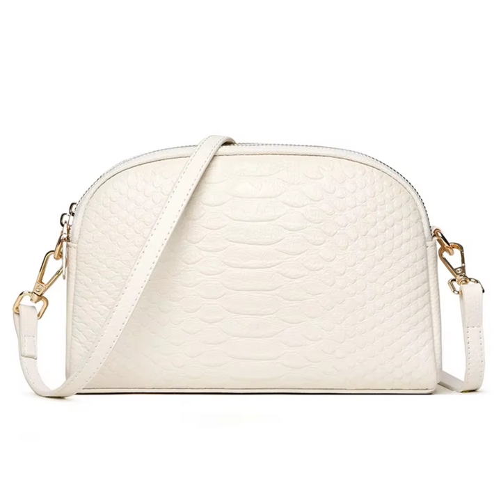 Cora | Magnifique mini sac bandoulière en simili cuir avec motif crocodile 