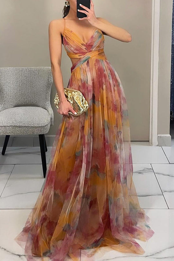 Frostine™ | Robe longue florale et romantique 