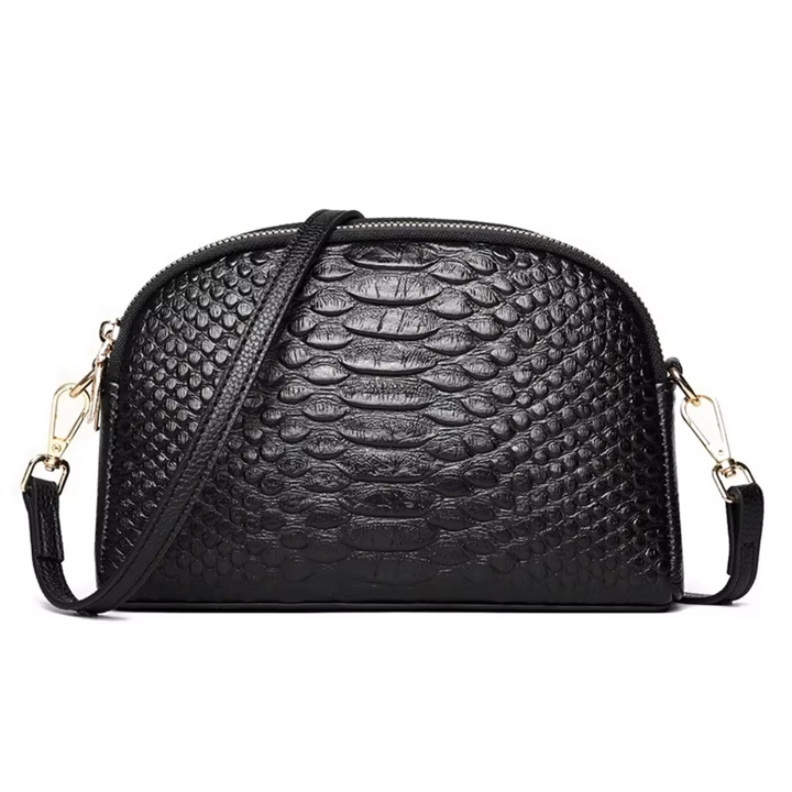 Cora | Magnifique mini sac bandoulière en simili cuir avec motif crocodile 