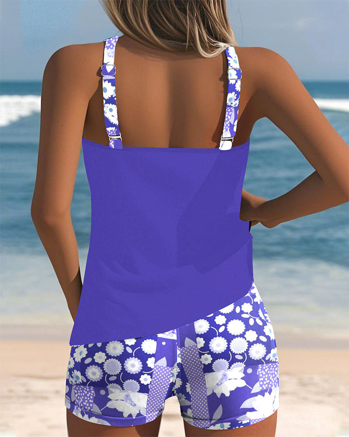 Kaless™ | Maillot de bain deux pièces avec coupe confortable et style plage floral 