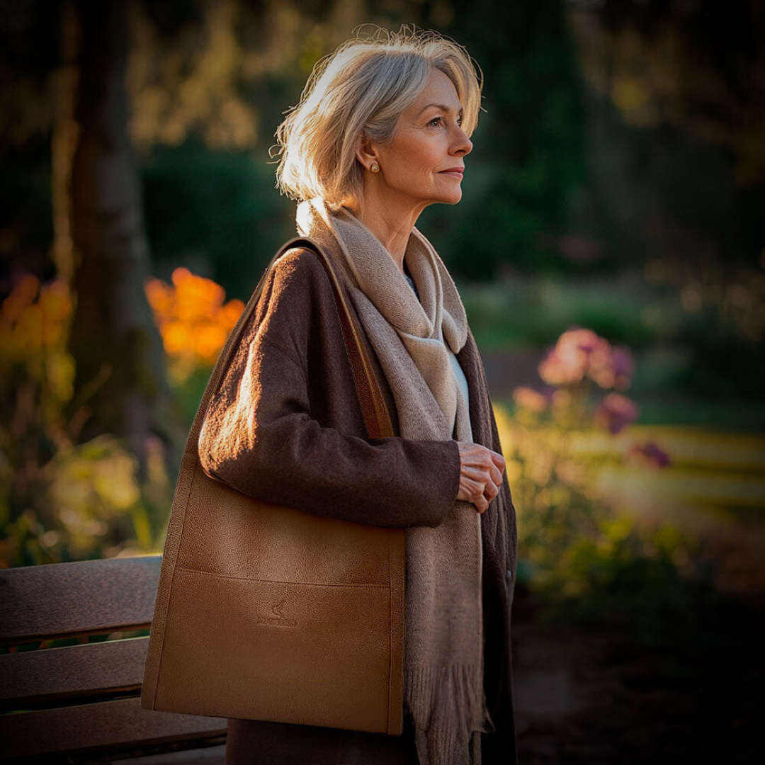 Talia | Sac à main de luxe en cuir souple 