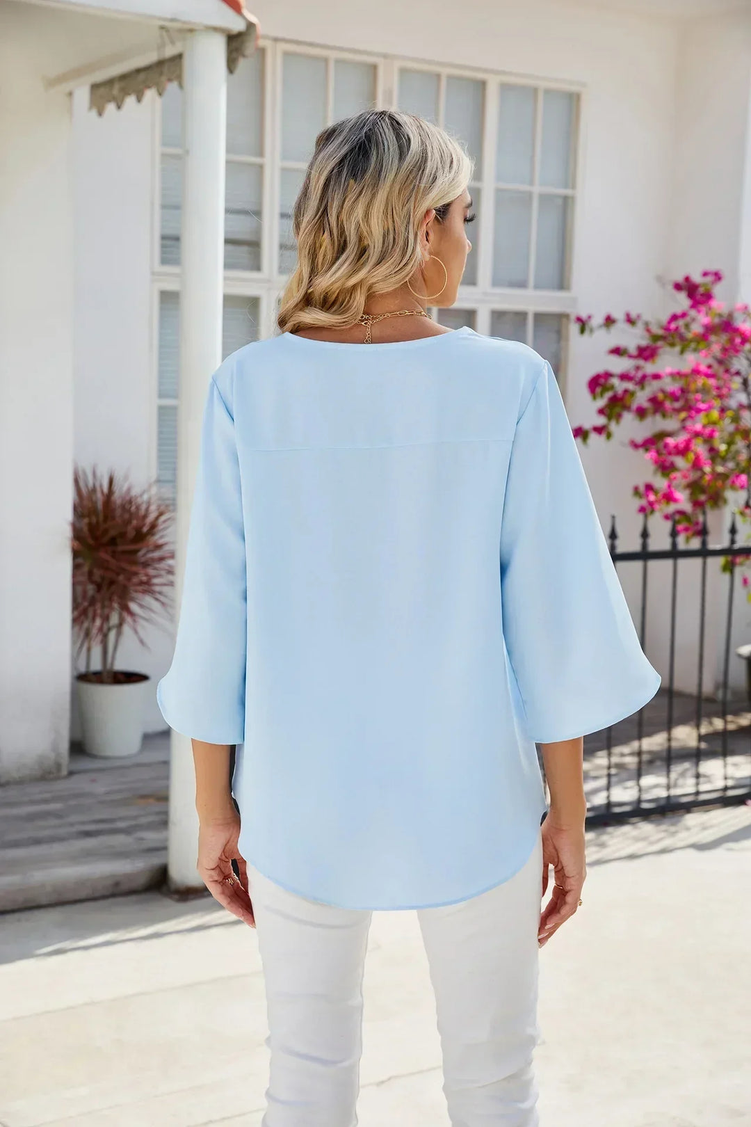 Mia - Blouse d'été décontractée 
