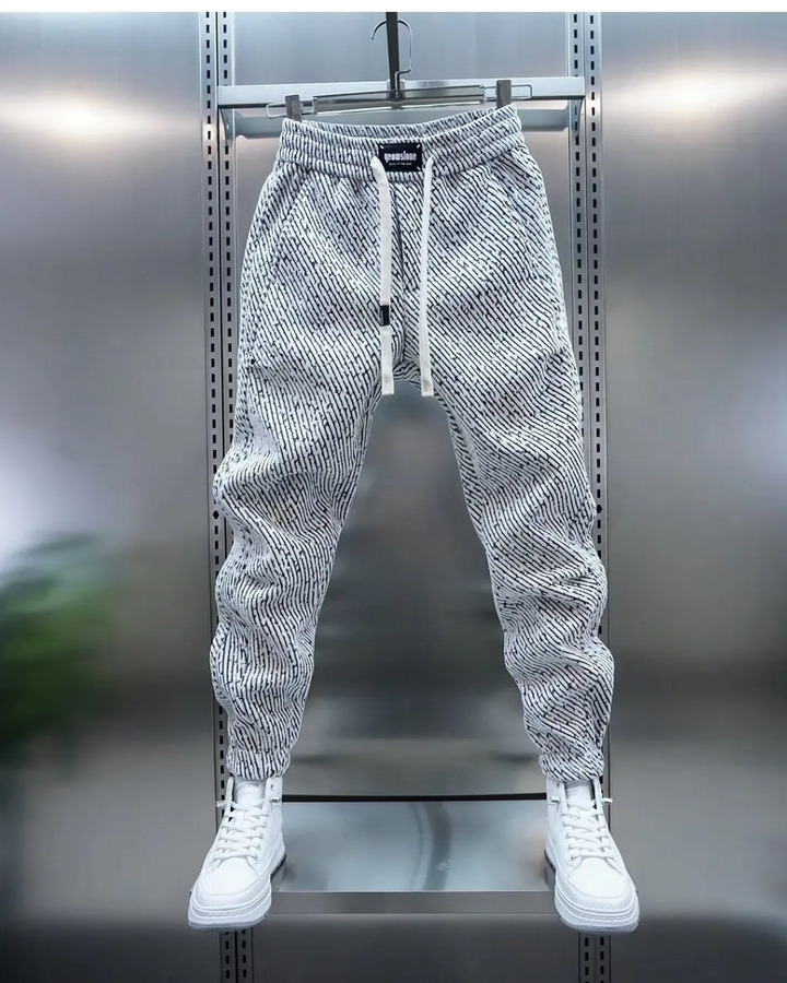Pantalon décontracté avec motif 