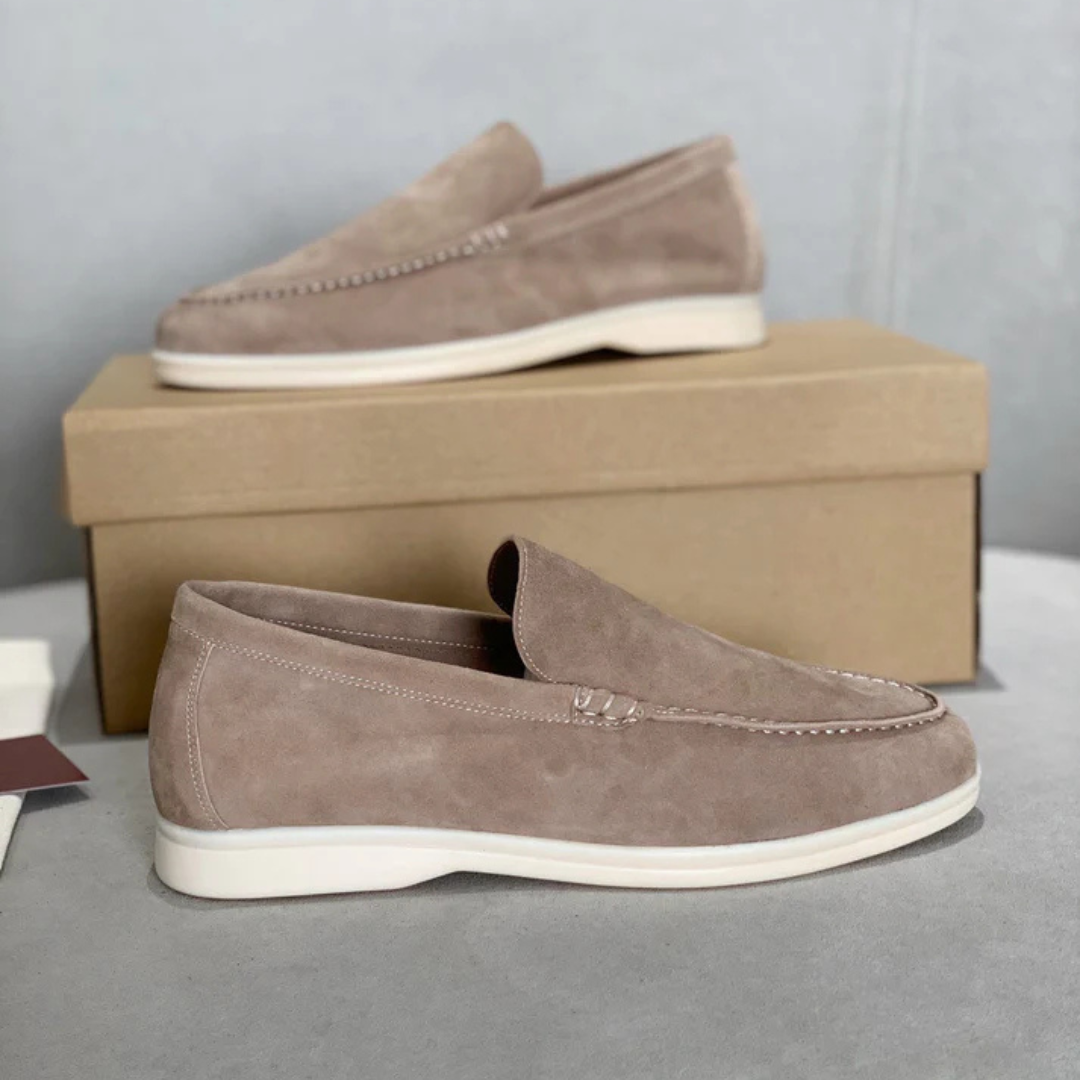 Mocassins en daim chic 