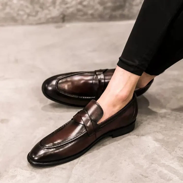 Mocassins en cuir chic 