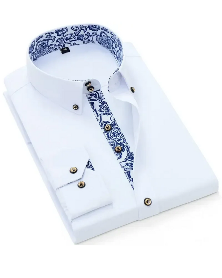 Givalli - Chemise Classique en Coton 