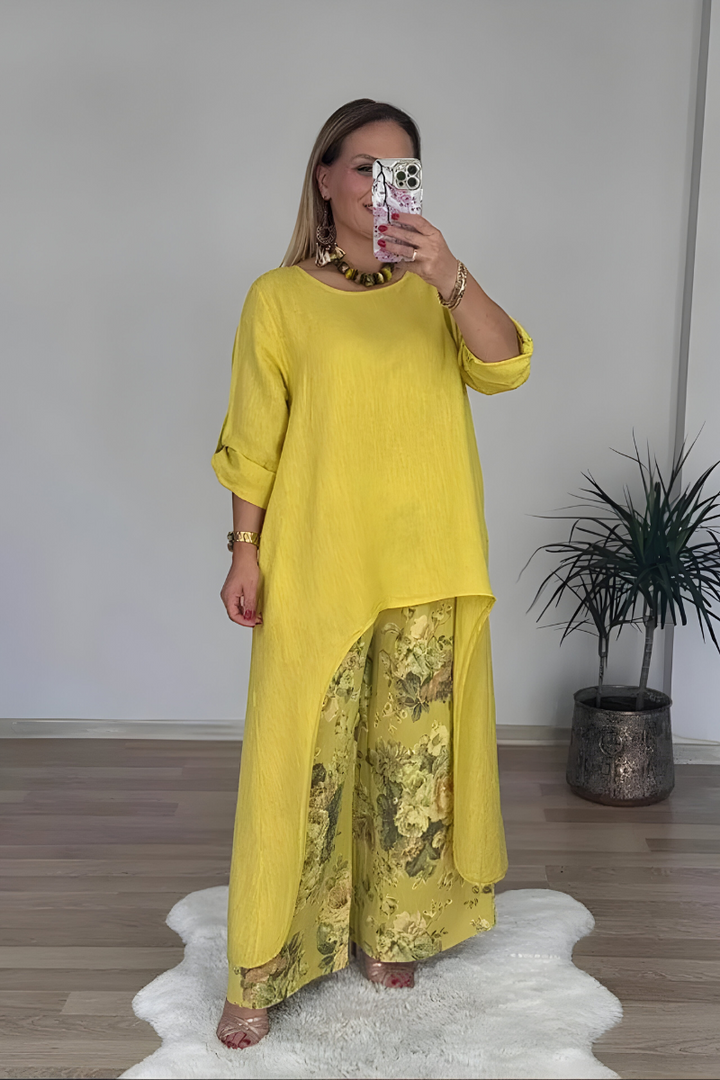 Bente™ | Ensemble en lin décontracté 