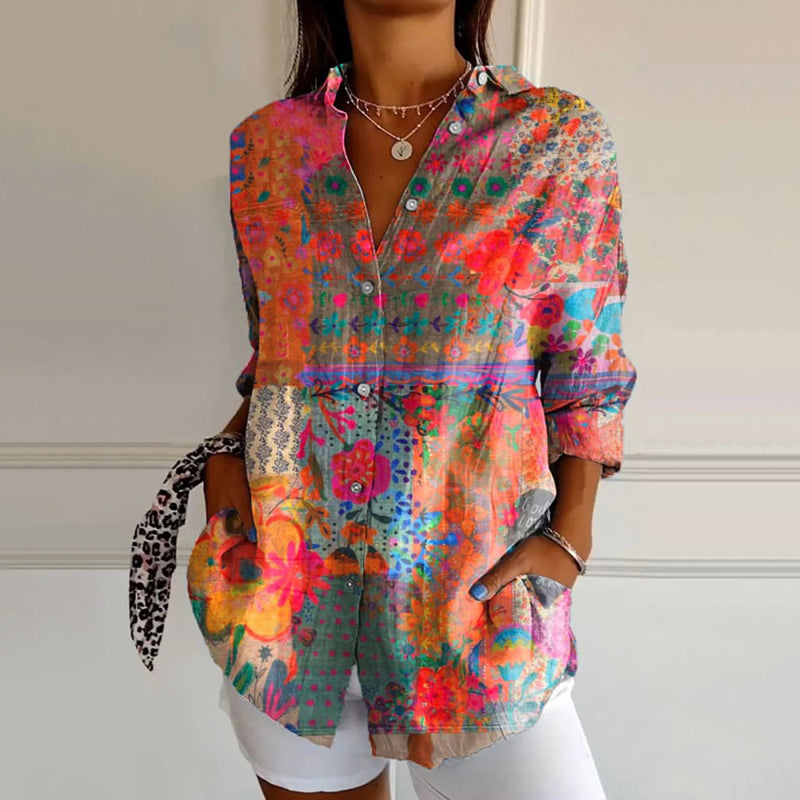 Melle - Blouse Vintage Élégante 