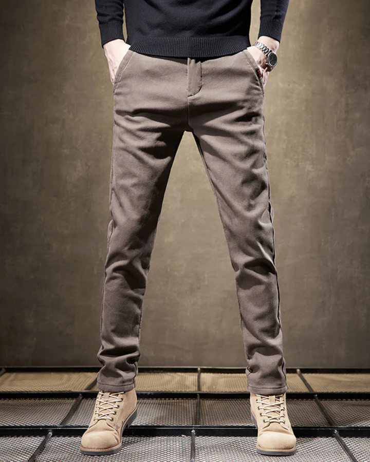 Pantalon ajusté décontracté 