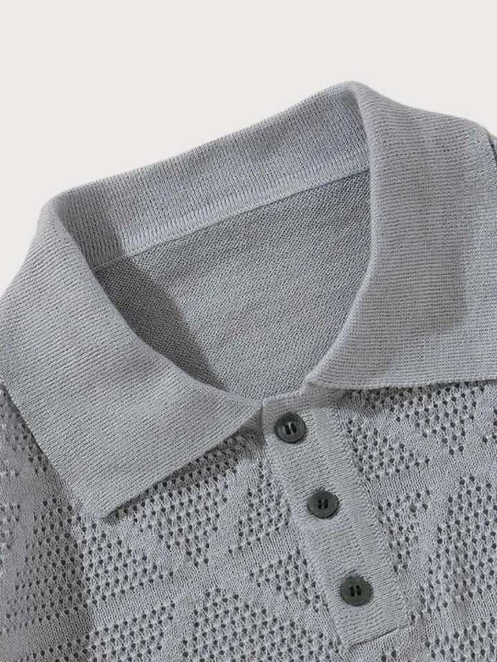 Polo en cuir tissé - Leviana 
