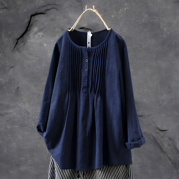 Sabina - Blouse Élégante et Polyvalente 